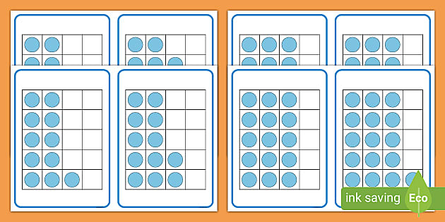 👉 Ten-Frames to 20 Step Pattern Flashcards - Twinkl