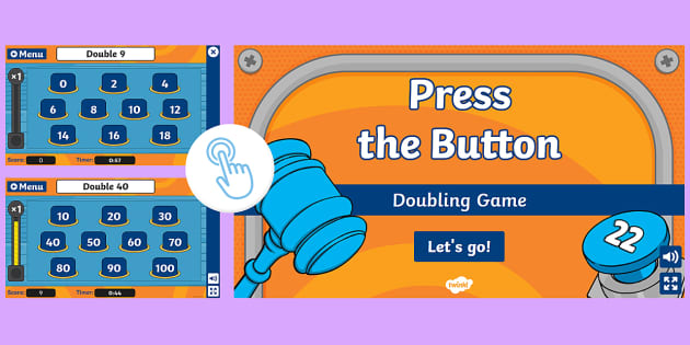 Maths Doubling Games - Press the Button - Twinkl Go!
