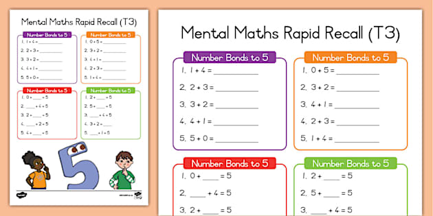 Grade 1 Maths: Mental Maths: Rapid Recall: Term 3 - Twinkl