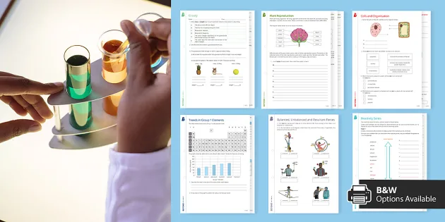 free science homework and revision taster pack