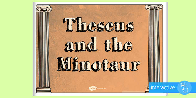 theseus and the minotaur for kids