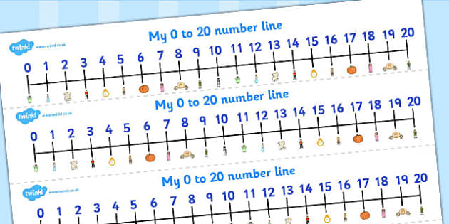 FREE! - Cinderella Number Lines 0 20 (Teacher-Made) - Twinkl