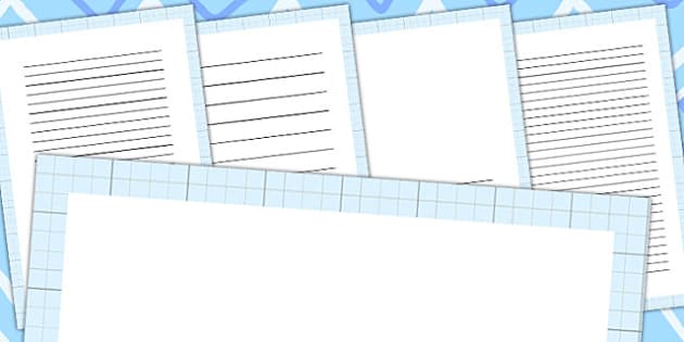 Grid Paper Themed A4 Sheet (Teacher-Made) - Twinkl