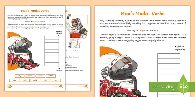 max s modal verbs worksheets teacher made