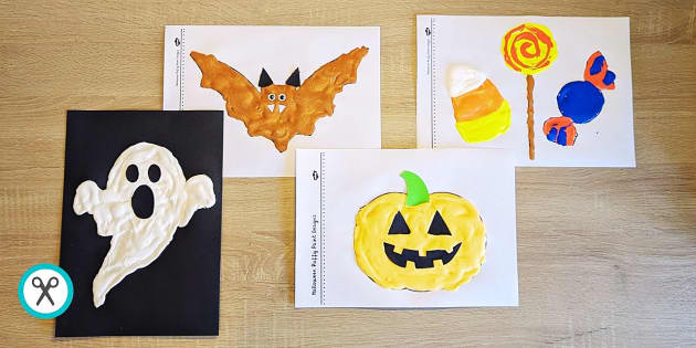 Halloween Art Projects and Painting Ideas for Kids - Rhythms of Play