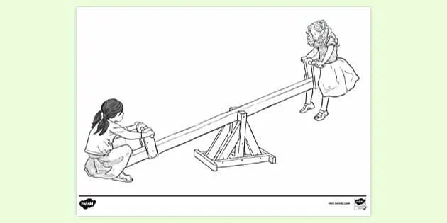 seesaw drawing