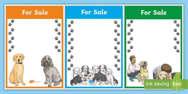 Dog Template Writing Frame (teacher made) - Twinkl