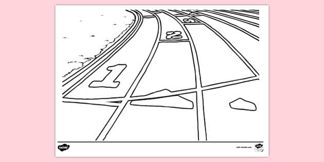 road map coloring page