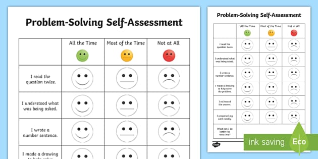 problem solving skills self assessment