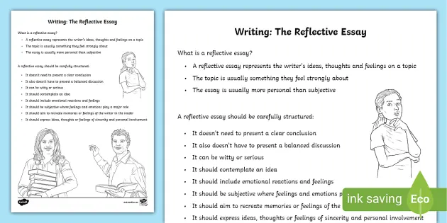 whats a reflective essay