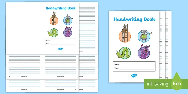 Children 4 Line Notebook: English Notebook With 4 Lines : Four Line  Notebook For Kids Handwriting : 200 Pages