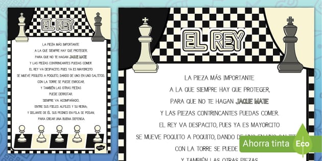 El tablero y sus piezas worksheet