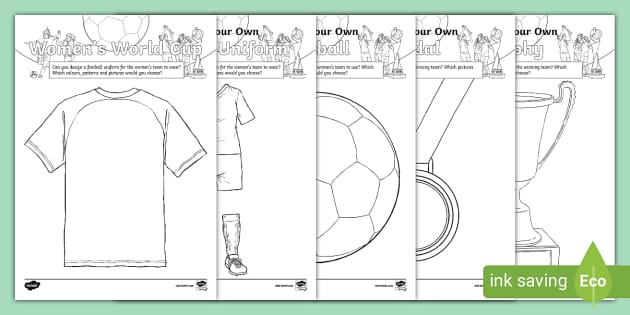 * NEW * Women's World Cup Design Pack (teacher made)