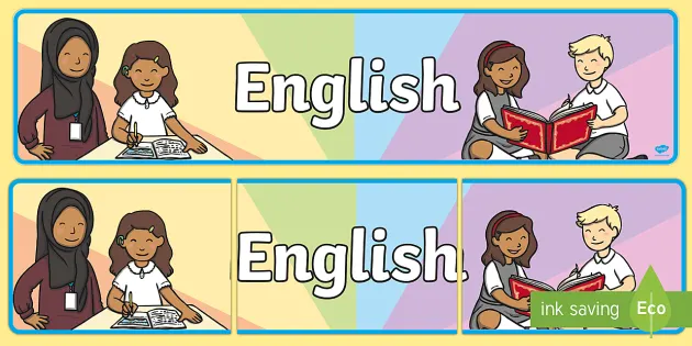 FREE! - English Display Banner (Teacher-Made) - Twinkl