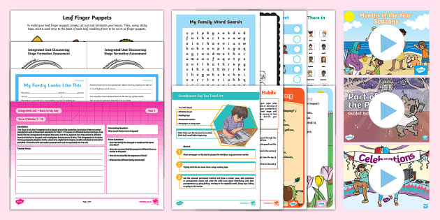 Year 1 Weeks 3-4 Integrated Unit: Back in My Day - Twinkl