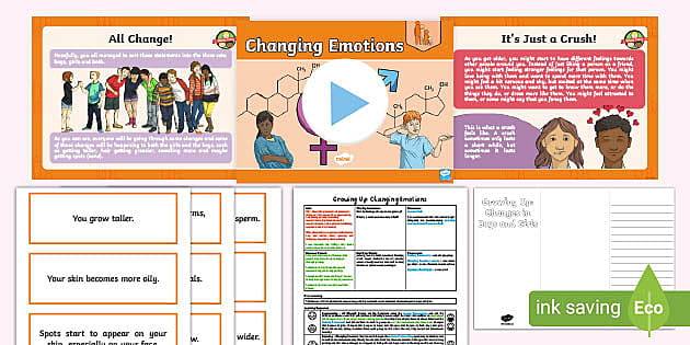 Growing and Changing KS2 | Changing Emotions Lesson Pack