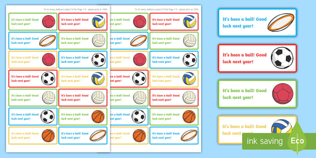 it-s-been-a-ball-good-luck-next-year-labels-teacher-made