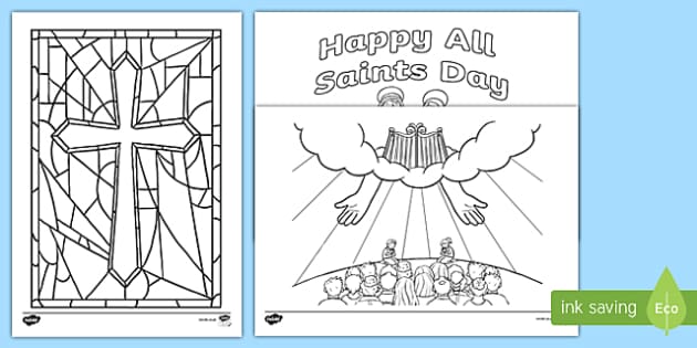 The Saints: An Adult Coloring Book