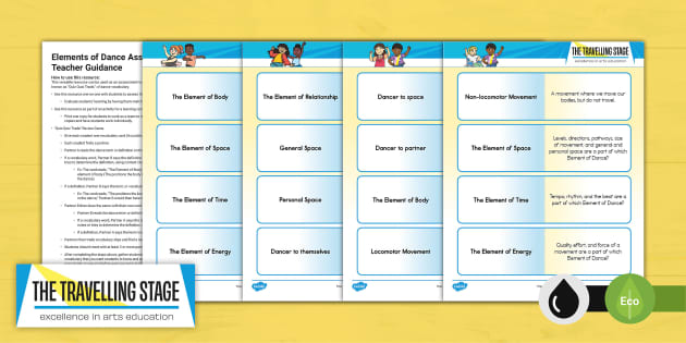 Free! - Elements Of Dance Assessment Activity (teacher-made)