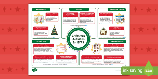 FREE! - EYFS Christmas Activities | Twinkl (teacher made)