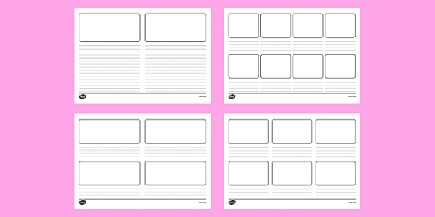 Blank Storyboard Templates | Writing Resources | Twinkl