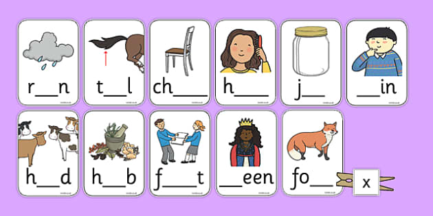 Missing Phase 3 Sound Matching Peg Activity - missing, phase 3