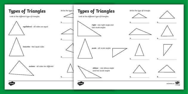 Scalene Triangle - GCSE Maths - Steps, Examples & Worksheet