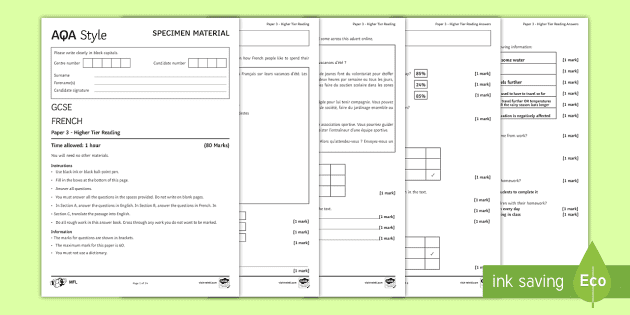 Exam papers written in 2025 the style of aqa