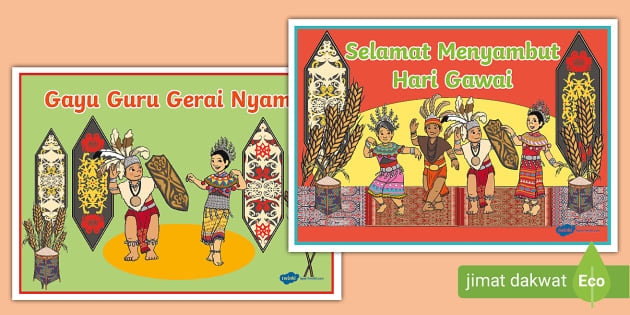 Poster Hari Gawai 2024 (Hecho por educadores) - Twinkl