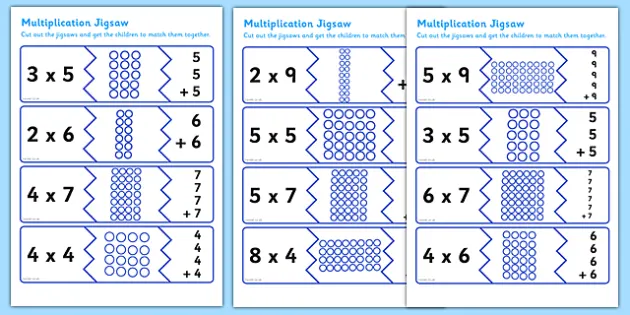 Multiples of 2, 3, 4 and 5 Matching Game (Teacher-Made)