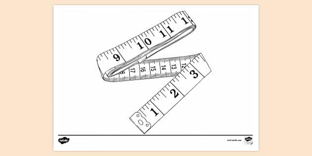 FREE! - Tape Measure Colouring | Colouring Sheets - Twinkl