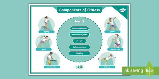 Health Related Components of Fitness Poster Health/physical Education  Poster -  Canada