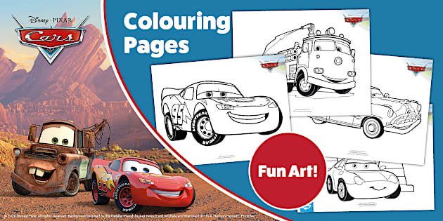 Cars: Colouring Pages