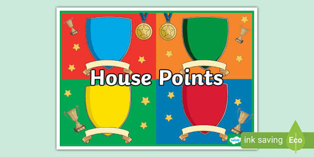 House Points Display Poster (Hecho por educadores) - Twinkl