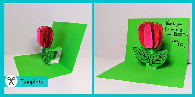 3D Paper Flower Craft for Mother's Day - Non-Toy Gifts