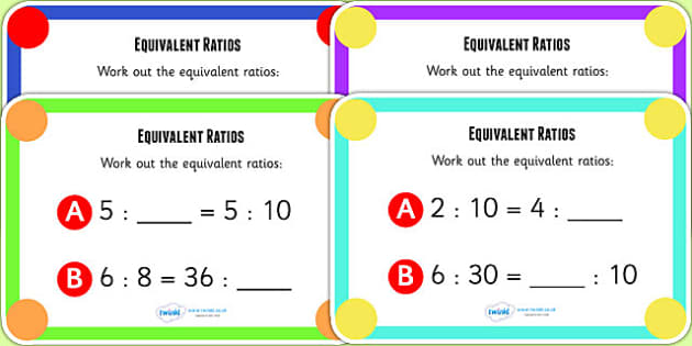 Working deals out ratios