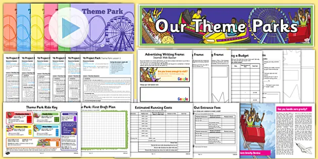 Russian High School Lesson 6 Sex - Theme Park Project Pack - Year 6 (teacher made) - Twinkl