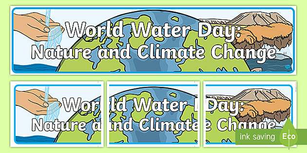 New World Water Day Display Banner Teacher Made