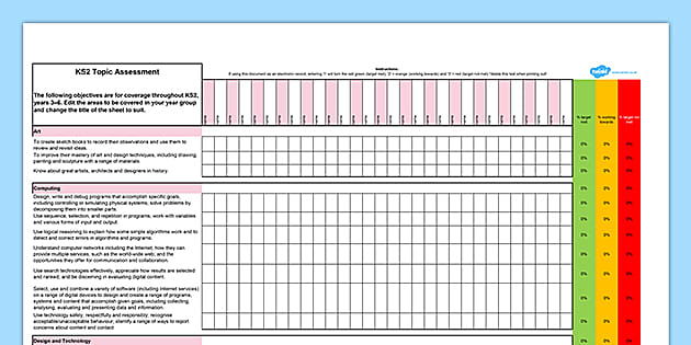 Pupil Progress Tracker Spreadsheet (teacher made) Twinkl