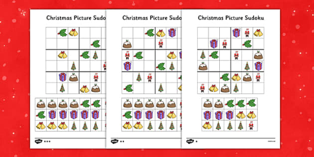 Christmas Picture 6x6 Sudoku