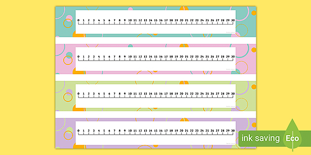 Numbers 0 30 On Number Line Odds And Evens