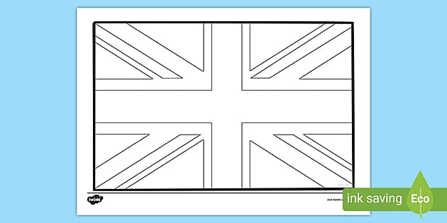 👉 Union Jack flag template | Activities | Twinkl
