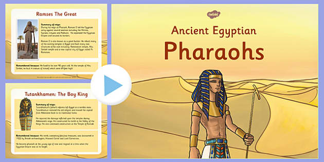 Ancient Egypt PowerPoint by Samantha Gilmer | Teachers Pay 