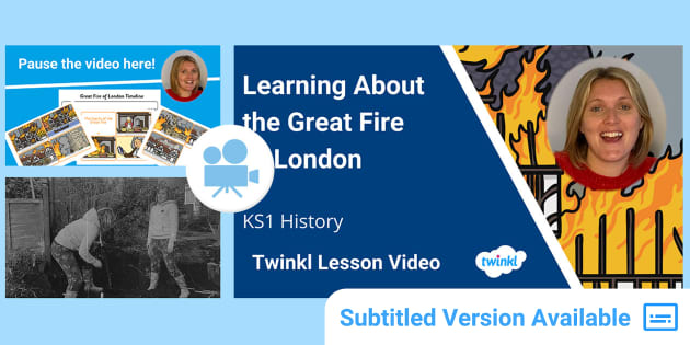 KS1 (Ages 5-7)History: The Great Fire Of London Video Lesson