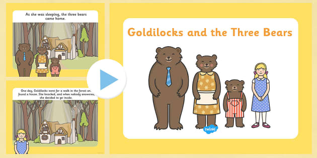 theme of goldilocks and the three bears
