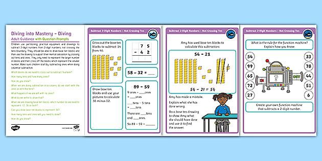 👉 Y2 Step 17 Subtract Two 2-Digit Numbers (Not across a 10)