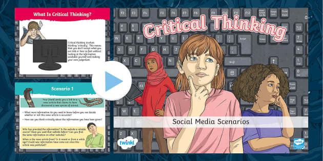 critical thinking about social media