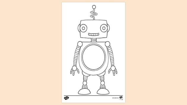 ROBOT COLORING BOOK FOR KIDS AGES 5-7: Explore, Fun with Learn and