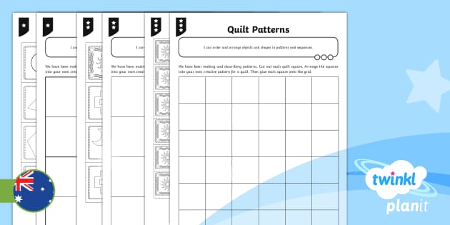 year 1 patterns and algebra quilt patterns home learning tasks