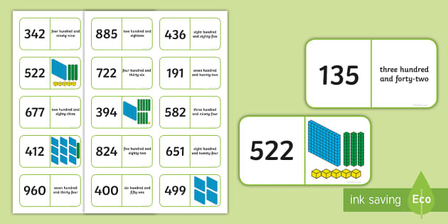 3-Digit Place Value Dominoes (teacher made)